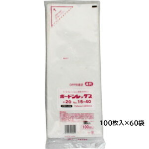 {[hbNX 20 No.15|40 4L 100×60܁i6000j H OPPh ؑ 150X400