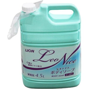 レオナイスさっぱりボディーソープ4.5L ライオン 弱酸性 バス用品 大容量 詰替用 業務用