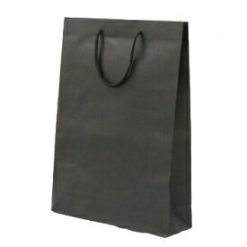 手提袋 T－8 カラ－クラフト ブラック 10枚 紙袋 ラッピングバック ギフト ベルベ 業務用