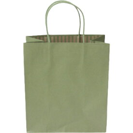 手提袋 STカラ－ズ グリ－ンティ－ 100枚 ラッピングバッグ 紙袋 プレゼント 業務用 ギフト