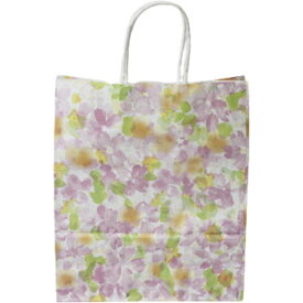 【SSクーポン配布中】紙袋 HBT ソフィア 10枚 ラッピングバッグ 手提げ袋 花柄 業務用 包装資材