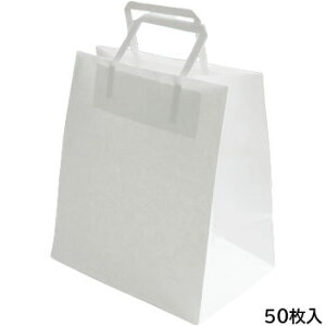 ラッピーバッグ No,11 晒無地 50入 紙袋 手提袋 ギフト お土産 白ムジ 業務用