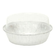 アルミ容器蓋付 No3427−P 5入 オーブン料理 タルト ケーキ 焼菓子 丸型 業務用