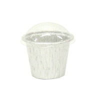 アルミ容器蓋付 No3405−P 10入 オーブン料理 カップケーキ マフィン 焼菓子 丸型 業務用