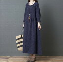 ロングワンピース 秋 ワンピース シャツワンピース シャツ ロングシャツ 長袖 無地 ロング マキシ丈 コットン 麻混 レディース 体型カバー きれいめ 着痩せ 春 秋 冬 大人 新作 30代40代50代60代