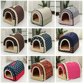 ペット ハウス 犬ハウス 2ways 保温 マット付き クッション 冬 ドーム型 室内 犬小屋 ベッド 犬 猫 ドームハウス S M L XL 折り畳み可能 寝床 ペット用品 防寒 キャットベッド おしゃれ 猫用ベッド北欧 おしゃれ あったか もちもち クッション ペット用寝袋 ふわふわ