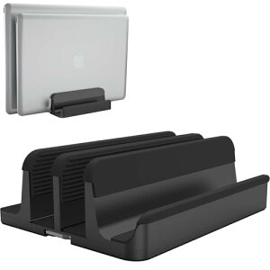 �y���������z�m�[�g�p�\�R�� �X�^���h PC�X�^���h �c�u�� 2����[ �z���_�[�������\ �A���~�����f�� Geecol Vertical Laptop Double