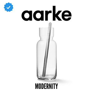 AARKE Glassware Nesting Carafe & Mixing Spoon �A�[���P �l�X�e�B���O�J���t�F & �~�L�V���O�X�v�[�� �e��1.1L �f�L�����^ �s�b�`���[ �}�h���[ �����N���X�^���K���X�� �k���f�U�C���y�����z�y�������K
