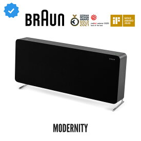 【公式】Braun Audio LE01 HiFi Stereo Speaker Black ブラウン オーディオ HiFi ステレオスピーカー ブラック 大型 Wi-fi Bluetooth 4.2 iOS Android 対応 高音質 クリアサウンド ドイツ発 インテリア デザイン 高級 おしゃれ【国内正規品】