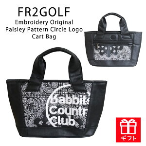 FR2GOLF Embroidery Original Paisley Pattern Circle Logo Cart Bag �g�[�g�o�b�O ���^ �S���t�o�b�O �g�[�g