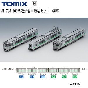 �y�\�� 2026�N7���\�� ���S�z���zNo:98376 TOMIX 733 100�n�ߍx�d�ԑ����Z�b�g�i3���j �S���͌^ N�Q�[�W TOMIX �g�~�b�N�X