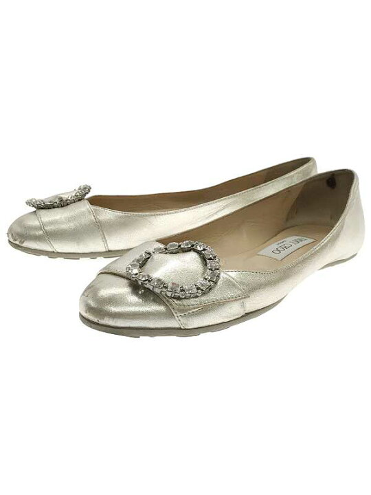楽天市場】JIMMY CHOO ジミー チュウ GINNY ビジュー装飾フラット 