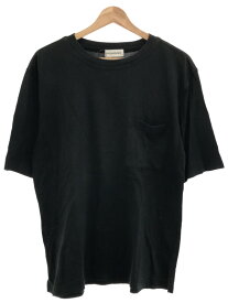 YVES SAINT LAURENT イヴサンローラン バックロゴプリントクルーネックTシャツ ブラック サイズ： 【中古】 ITALU42MC89Y