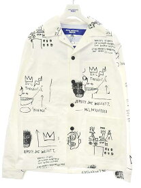 JUNYA WATANABE COMME des GARCONS MAN ジュンヤワタナベ コムデギャルソンマン 23SS Jean Michel Basquiat ウェザープリントコットンジャケット ホワイト サイズ：M 【中古】 ITYMEAGXP8EO