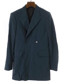 LEMAIRE ルメール 21AW Double Breasted Jacket ダブルテーラードジャケット ネイビー サイズ:34 レディース【中古】