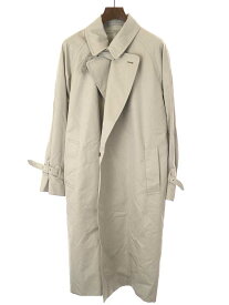 blurhms ブラームス 23SS Gabardine Double Belt Trench Coat トレンチコート ベージュ サイズ:3 メンズ【中古】