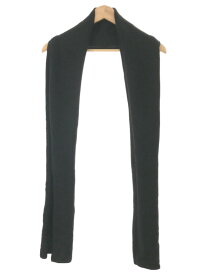 Dior HOMME ディオールオム 10AW キャメルロングマフラー ブラック サイズ:F メンズ【中古】
