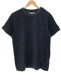 sacai サカイ 18SS クルーネックTシャツ ネイビー サイズ:2 メンズ【中古】