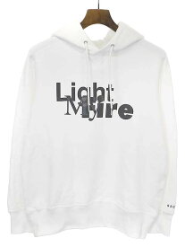 sacai サカイ 22SS Light My Fire Hooded Sweatshirt パーカー ホワイト サイズ:0 レディース【中古】