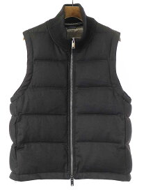 junhashimoto ジュンハシモト 22AW SEVEN PLUS DOWN VEST ウールダウンベスト ブラック サイズ:3 メンズ【中古】