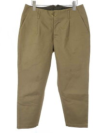 kolor カラー 22AW B Pants コットンテーパードパンツ ベージュ サイズ:2 メンズ【中古】