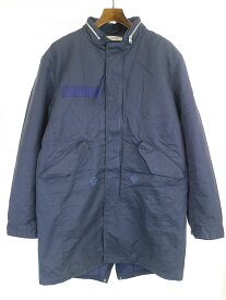 nonnative ノンネイティブ 14AW TROOPER PUFF COAT C/N OXFORD ミリタリーコート ネイビー 3 メンズ 【中古】