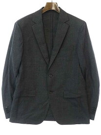 Salvatore Ferragamo サルバトーレ フェラガモ コットンウールノッチドラペル2Bセットアップスーツ グレー 48 【中古】 IT2T76OB2VQK