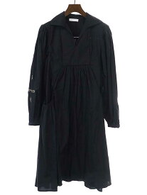 Merlette マーレット HILLIER DRESS シャツドレスワンピース ブラック XS 【中古】 ITC7QR6RIA1S