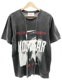 NOWEAR ノーウェア MY BLOODY HACK T-SHIRTS Tシャツ グレー L 【中古】 IT5LHJ5DK190