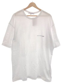 COMME des GARCONS SHIRT コムデギャルソンシャツ 22SS LOGO BIG TEE ロゴプリントビッグTシャツ ホワイト L 【中古】 ITEH0UP9ZFQ1