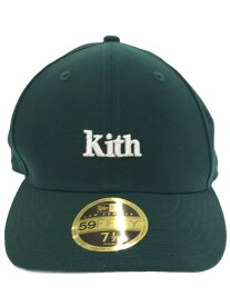 KITH × New Era キス × ニューエラ 22AW Serif Dodgers Cap ロゴ刺繍キャップ グリーン 7 1/2 【中古】 ITD7EBAPL9FS