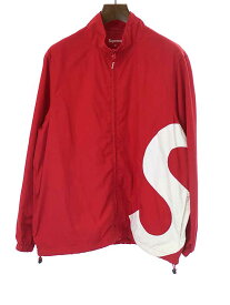Supreme シュプリーム 19SS S Logo Track Jacket ナイロントラックジャケット レッド M 【中古】 ITATV7KU7D36