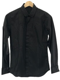 Dior HOMME ディオールオム 08AW PETIT コーティングカフスシャツ ブラック 36 【中古】 IT16S35XE9L4