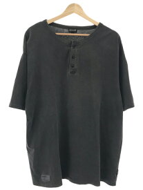 Schott ショット PIGMENT O/D SS HENLEY NECK T-SHIRT ヘンリーネックTシャツ チャコール 2XL 【中古】 ITA2TPUJN5IB