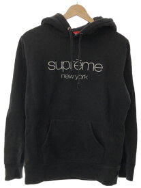 Supreme シュプリーム 17SS Multi Color Classic Logo Hooded Sweatshirt クラシックロゴ刺繍パーカー ブラック S 【中古】 ITARH0CNDC4O