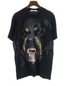 GIVENCHY ジバンシィ 18SS ロットワイラープリントTシャツ ブラック XS 【中古】 IT75DNVDC5DQ