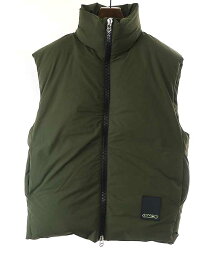 OAMC オーエーエムシー 21AW INFLATE Gilet オーバーサイズダウンベスト カーキ XS 【中古】 ITDXCY2EOYKK