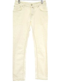JACOB COHEN ヤコブコーエン 22SS NICK Five-pocket Jeans Trousers コットンストレッチスキニーパンツ ホワイト 30 【中古】 IT1V0XV0QD24