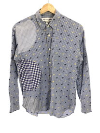 COMME des GARCONS SHIRT コムデギャルソンシャツ 13SS ペイズリーパッチワークシャツ ブルー XS 【中古】 ITJKWJOWJCP0