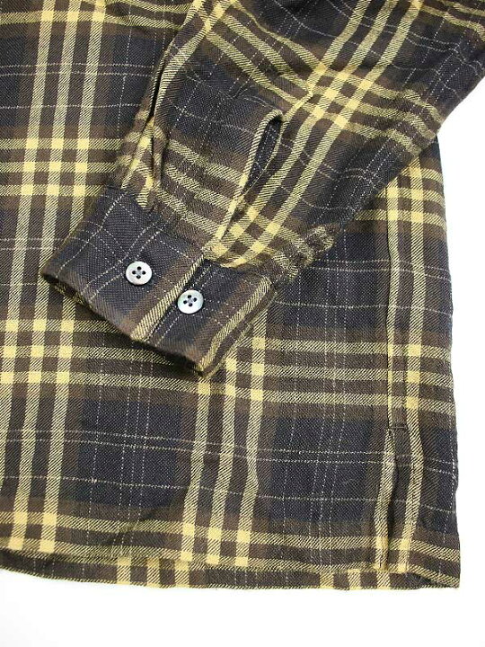 楽天市場】MINEDENIM マインデニム 23AW Ry.Wool Check Open Collar SH 