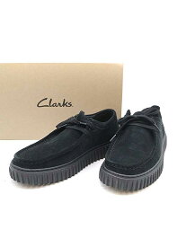 Clarks クラークス TORHILL LO スウェードワラビーシューズ ブラック 42 【中古】 ITF7CAGP2OJ6