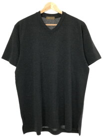 Y's for men ワイズ フォーメン レーヨンポリエステル VネックTシャツ グレー 【中古】 IT5LGV04ZRN8