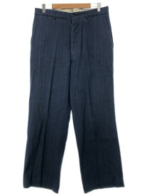 At Last & Co アットラスト TROUSERS STRIPE ストライプトラウザーパンツ ネイビー 34 【中古】 ITMZZ148QTRS