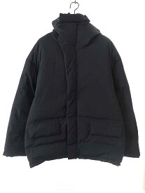 is-ness イズネス 23AW CAVE ZIP DOWN JACKET フーデッドダウンジャケット 1003AWJK06 ブラック L 【中古】 ITUOIVDVCIWI