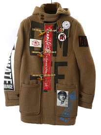 Vivienne Westwood×Gloverall ヴィヴィアンウエストウッド×グローバーオール Love’s Monty Coat アナーキー バッチ ダッフルコート ブラウン XXS 【中古】 ITCRFWB95B6W