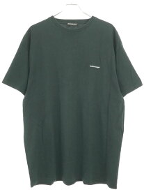 BALENCIAGA バレンシアガ 19SS ロゴプリントオーバーサイズTシャツ グリーン M 556150 TCV25 【中古】 IT246IWZN5RP