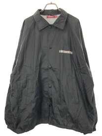 HIDE AND SEEK ハイドアンドシーク Nylon Coaches Jacket ナイロンコーチジャケット ブラック XL HJ-080221 【中古】 IT4R5O0PIZZ0