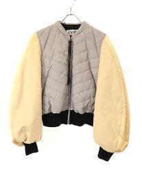 LOEWE ロエベ 21AW Circular Sleeve Bomber Jacket サーキュラースリーブボンバージャケット S540Y02X33 ミックス 34 【中古】 ITG9IM8A6MCW