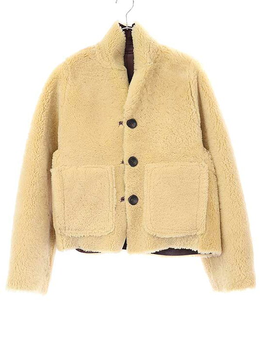 楽天市場】MARNI マルニ 22AW リバーシブル シャーリングムートン  