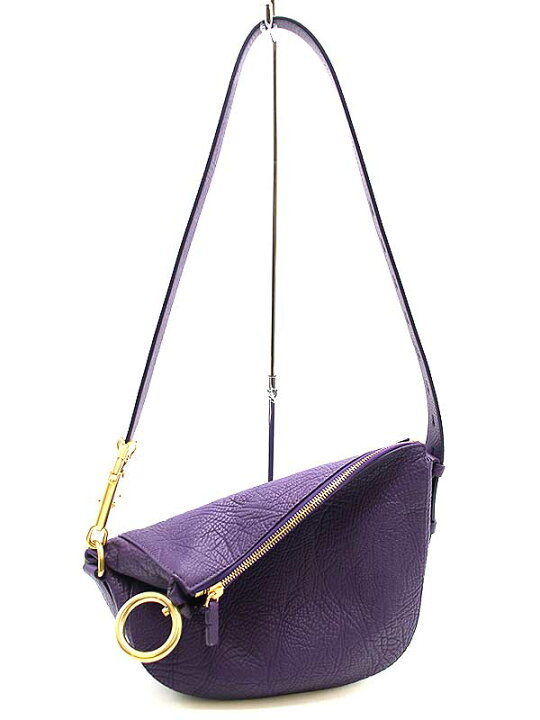 楽天市場】BURBERRY バーバリー スモール ナイトバッグ レザー  